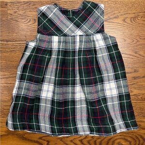 Tracy Sue British Designer Vintage Girls Tartan Plaid Christmas Holiday Dress 2